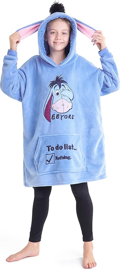 Disney Stitch Blanket Hoodie for Kids Cozy Fleece Wearable Blanket Stitch Gifts