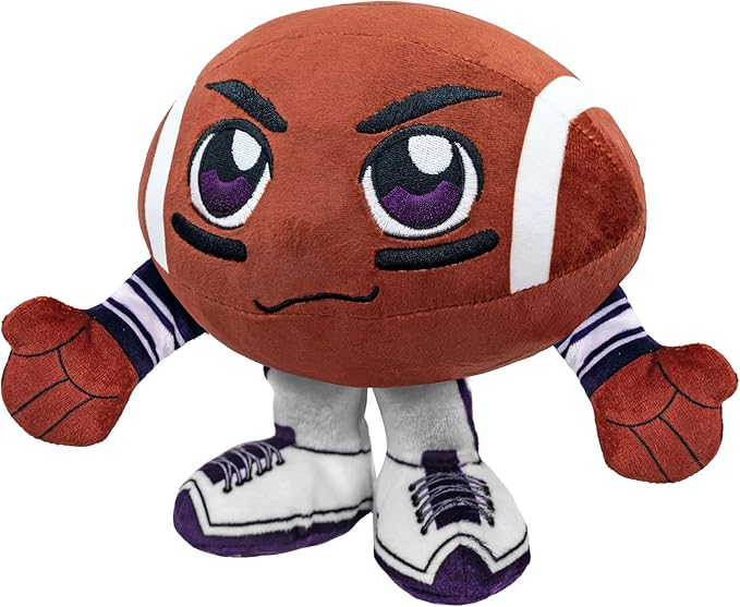 Bleacher Creatures Kansas State Wildcats 8" Kuricha Football Sitting Plush - Soft Chibi Inspired Plush