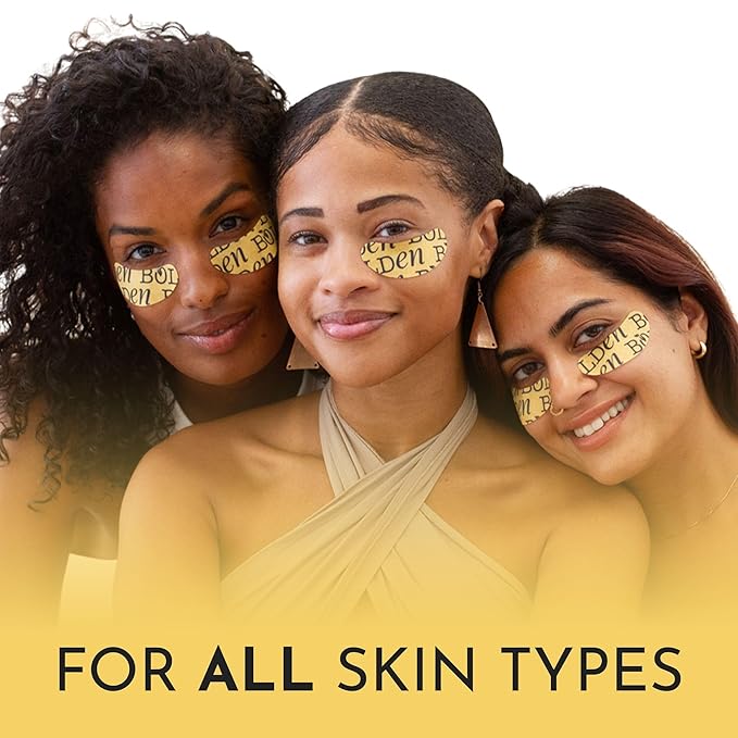BOLDEN Awake Under Eye Patch | Eye Mask For Dark Circles, Puffiness & Discoloration | Brightening Eye Pads With Niacinamide, Alpha Arbutin, Tranexamic Acid & Vitamin C | 10 Pairs