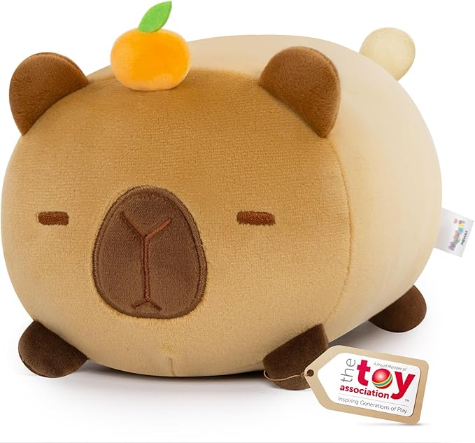 Mewaii Cute Capybara Plush, Kawaii Plushies Capybara, Cute Animal Plushie, Soft Squishy Gifts for Kids & Girls (16 Inch)