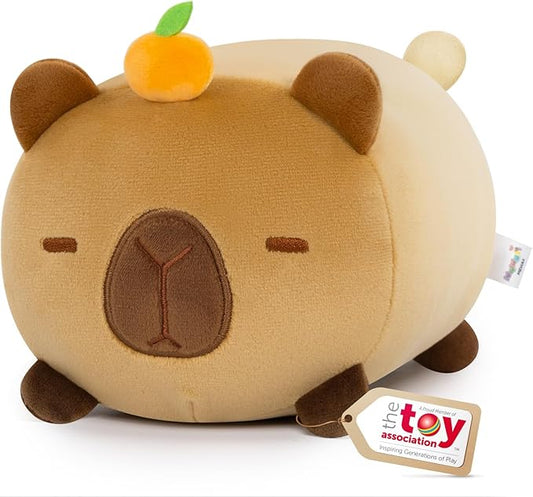 Mewaii Cute Capybara Plush, Kawaii Plushies Capybara, Cute Animal Plushie, Soft Squishy Gifts for Kids & Girls (16 Inch)