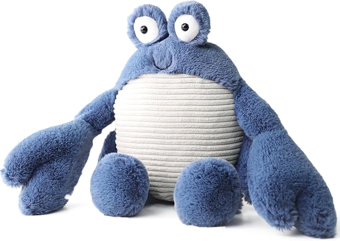 RECUR Plush Callinectes Sapidus Crab Stuffed Animals,Soft Plushie,12 Inches,Adorable Gift for All Ages