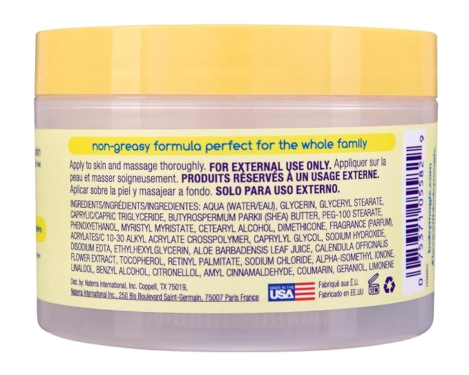 Baby Magic Creamy Whipped Butter, Soft Powder Scent, Helps Keep Skin Feeling Healthy and Baby Soft, Hypoallergenic, 8.4 fl oz.