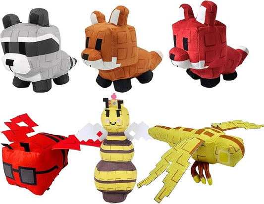 6PCS Grow a Garden Plush,Soft and Cute Collectible Animal Plushies Toys-an Ideal Gift for Any Occasion