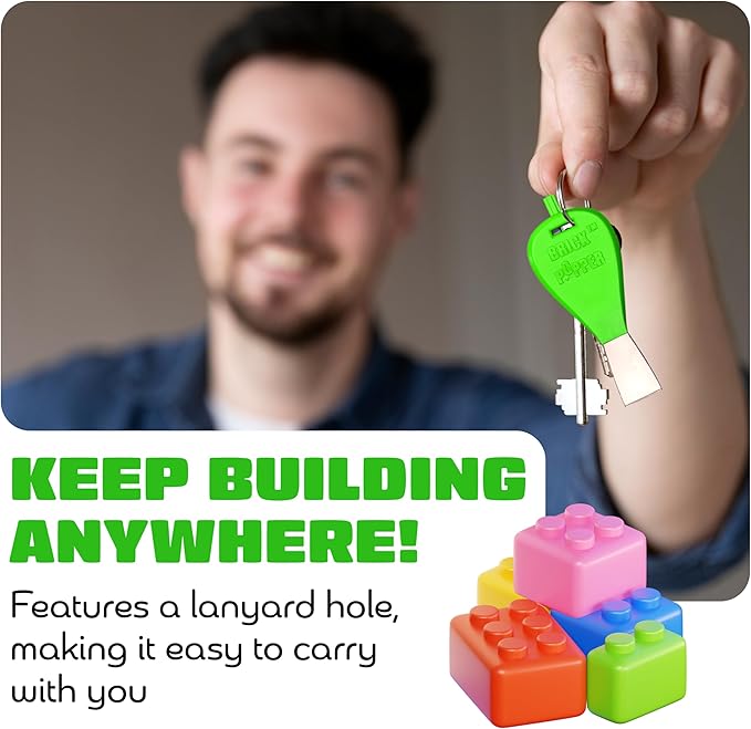 World's Fastest Separator Tool - Efficient Remover for Kids and Adults - Perfect for Ages 6 and Up - Essential Brick Tool (Lime Green)