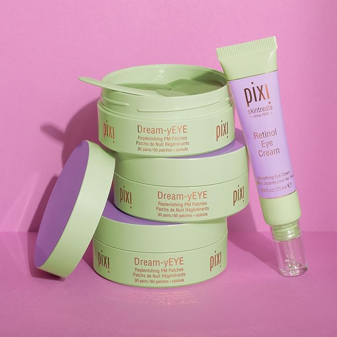 Pixi Beauty Retinol Eye Cream | Soothing Eye Cream | Retinol Helps Smooth & Refine Delicate Eye Area | Peptides Help Minimize Fine Lines | 0.84 fl oz/25ml
