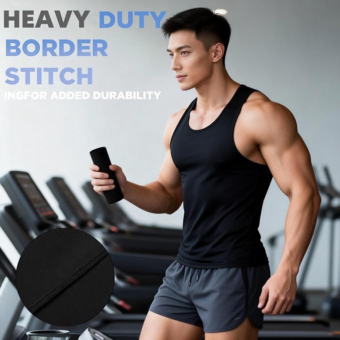 Microfiber Quick Dry Gym Towels, Lint Free Odor-Free Absorbent Fiber, Fast Drying, Men & Women Workout Gear for Body Sweat, Working Out Towel, Black, 5Pack - 16 * 27Inch
