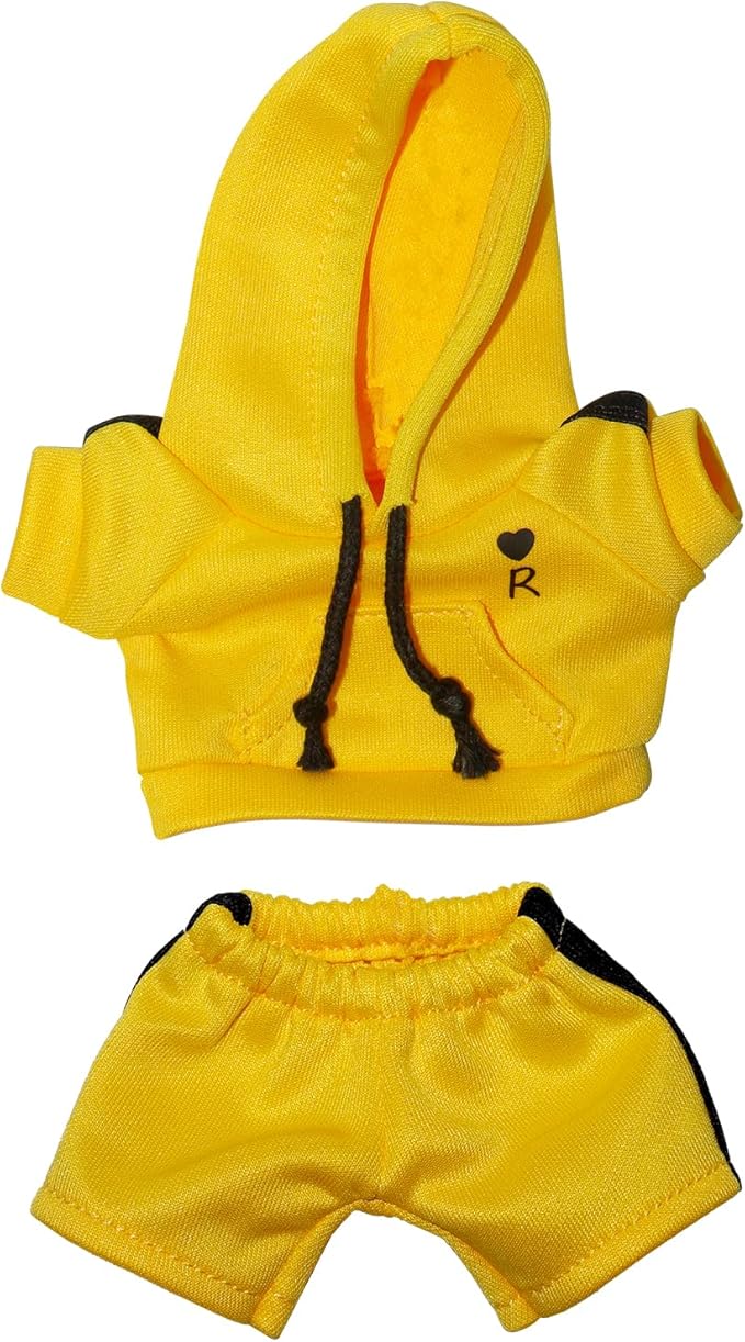 17cm Doll Clothes 2-Piece Set – Sport Hoodie & Pants Outfit for 1:6 Scale Dolls | Premium Cute Fashion Hoodie Set for Girls' Dolls (No Doll Included)