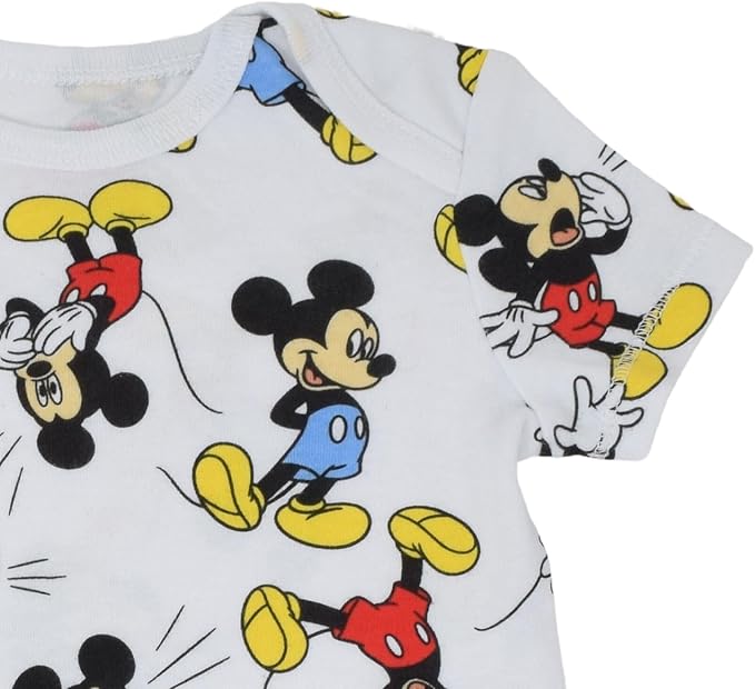 Disney Baby 5 Pack Bodysuits Newborn to Infant Sizes (Newborn - 24 Months)