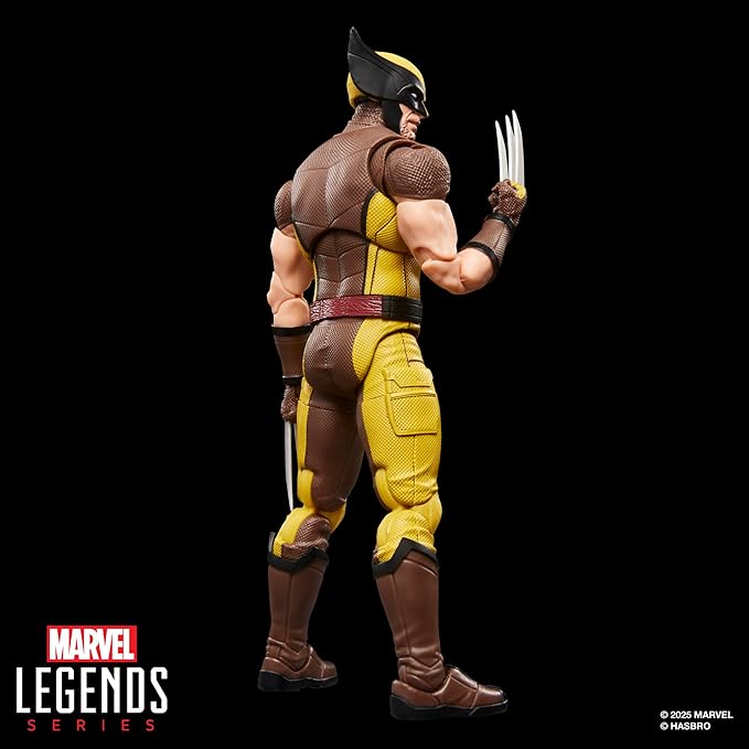 Marvel Legends Series Wolverine (Brown Suit), Marvel Studios' Deadpool & Wolverine Movie Collectible 6-Inch Action Figure Gift