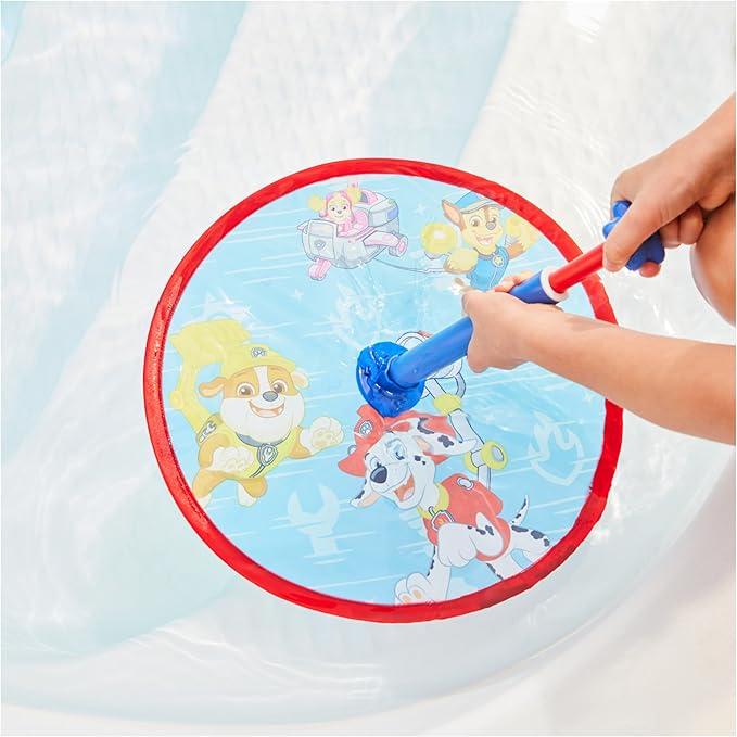 SwimWays Paw Patrol Aqua Shield Blaster, Swimming Pool Accessories & Kids Pool Toys, Paw Patrol Party Supplies & Water Toys for Kids Aged 4 & Up