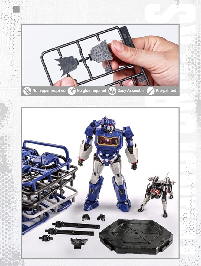 PARKHO Soundwave Ravage Figure Model Kit – Cybertron 3D Articulated Action Easy to Assemble Pre Painted Collectible Series Toys Hobby 08112