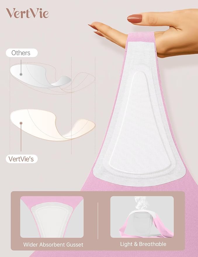 Vertvie Seamless Thongs for Women No Show Thong Panty Liners Invisible Workout Panties Sexy Breathable G-String Underwear