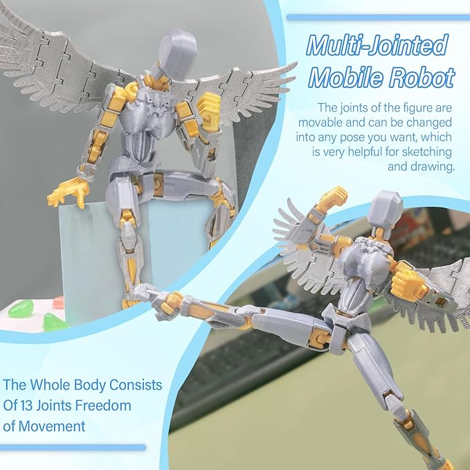 Titan 13 Multi-Jointed Action Figures,Titan 13 Action Figure,3D Printed Action Figures (1pcs-I)