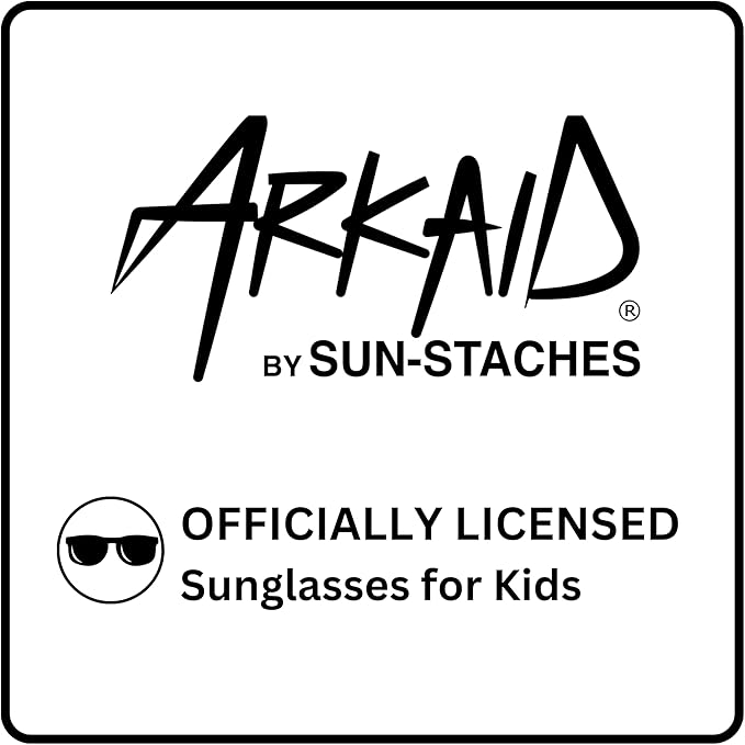 ARKAID Marvel Kids Sunglasses | Iron Man & Captain America Dress-Up Accessories | UV400 | One Size Fits Most Kids