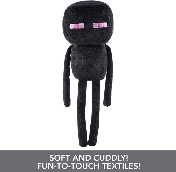 Mattel Minecraft Basic Plush Character Soft Dolls, Video Game-Inspired Collectible Toy Gifts for Kids & Fans Ages 3 Years Old & Up