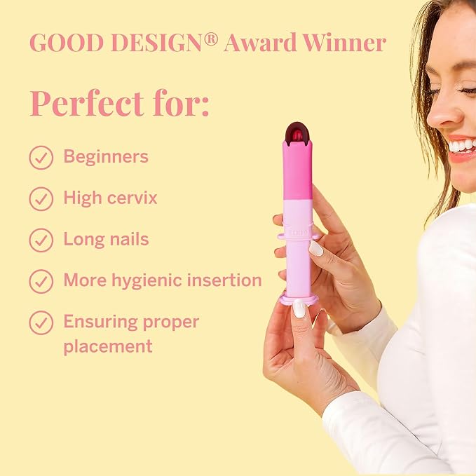 Pixie Cup - 100% Medical-Grade Silicone - Softest Reusable Period Disc - Inserts and Removes Like a Tampon - Capacity of 5 and 7 Tampons (Disc + Applicator Bundle)