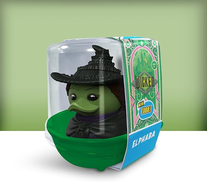 TUBBZ Mini: Wicked - Elphaba Thropp Cosplaying Rubber Duck Vinyl Figure