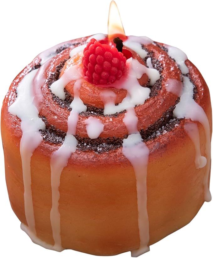 Raspberry Cinnamon Roll Aromatherapy Scented Vagetable Candle