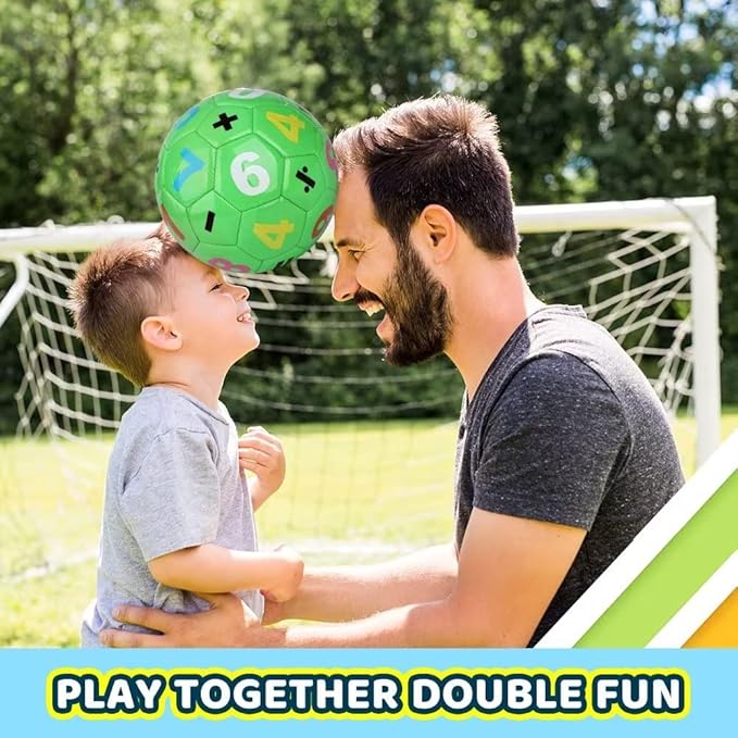 Dilabnba 3PCS Mini Soccer Balls, Soft and Safe Football Toys for Kids Toddlers, Indoor Outdoor Sport Colorful Ball Set Gifts for Girls Boys (Blue Green Orange)