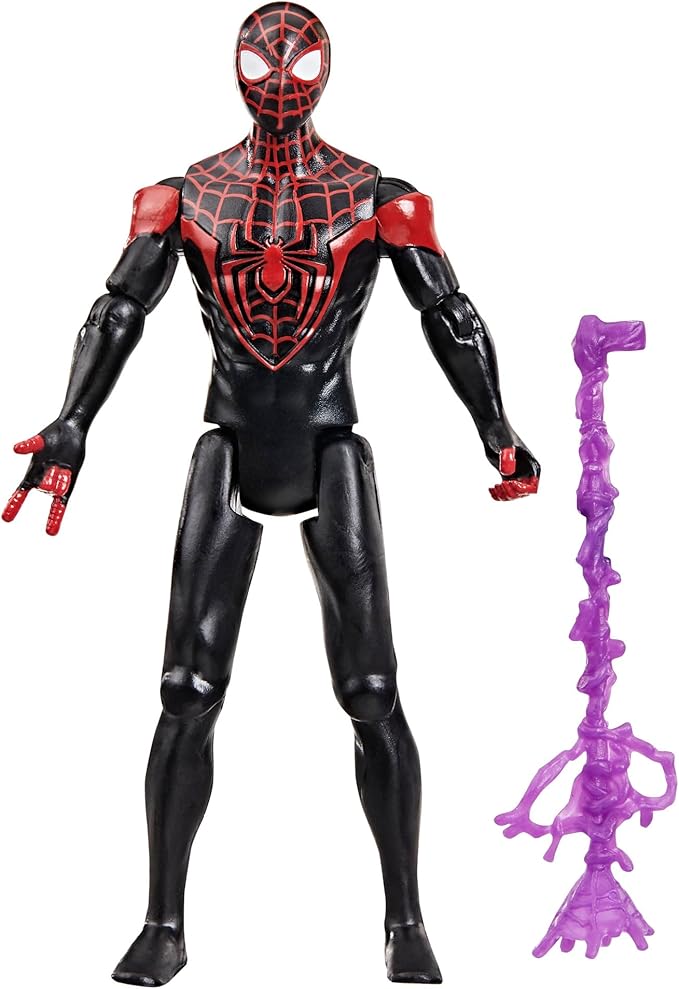 SPIDER-MAN Marvel VenomVersus Epic World of Action, Miles Morales, Iron Spider & Venom, Superhero Toys, Action Figure 4-Pack (Amazon Exclusive)