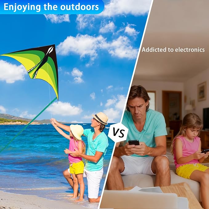 Butterfly Kites for Kids & Adults, Easy to Fly Design with Long Tail for Stability, for Kids Ages 4-8 & Beginners, Beach & Park Use | Family Outdoor Fun