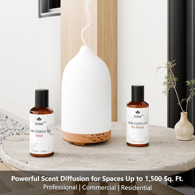 Hotel Scented Essential Oils - Desert Ember- for Waterless Oil Diffuser, Aromatherapy Essential Oil Blends for Diffusers, Luxury Hotel Scents - Inspired by 5 Star Hotels, Air Freshener Room Diffuser