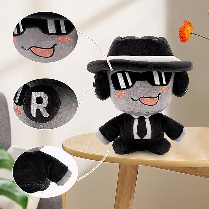 8 Inch Cartoon Game Plush Stuffed Figure Pillow for Room Decor for Video Game Fans