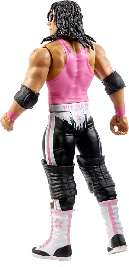 Mattel WWE SummerSlam Bret 'Hitman' Hart Action Figure in 6-inch Scale with Articulation & Ring Gear
