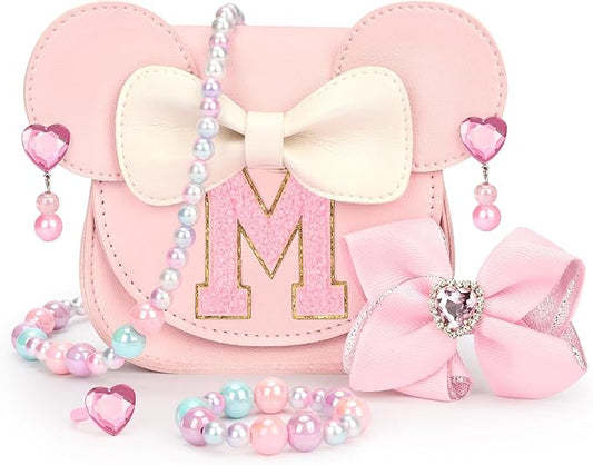mibasies Toddler Purse Gifts for Girls: 3 Year Old Girl Gifts, Mouse Toys Purse Set