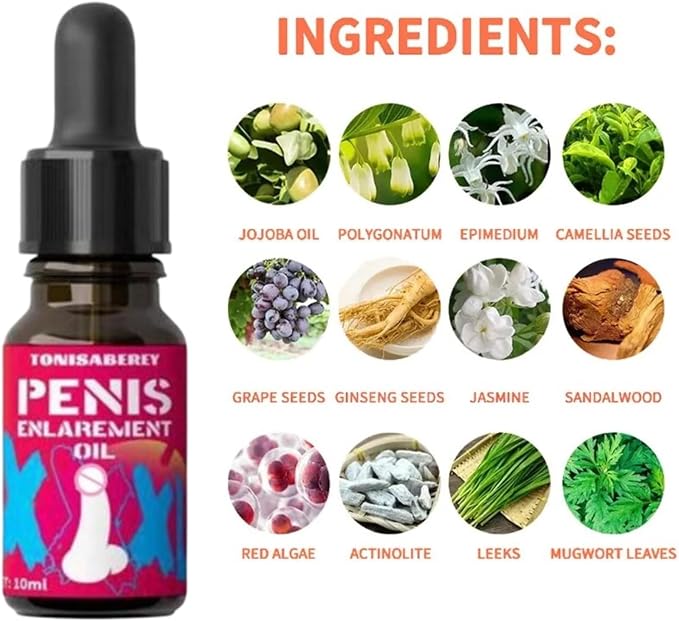 Enlargement Oil for Men's Massage Essential Oil for Male Enhancement