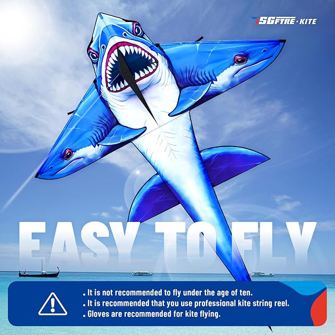 SGftre Delta Kite for Kids & Adults，Extremely Easy to Fly for Beginners，Kites for Beach Trip Park Family Outdoor Activities