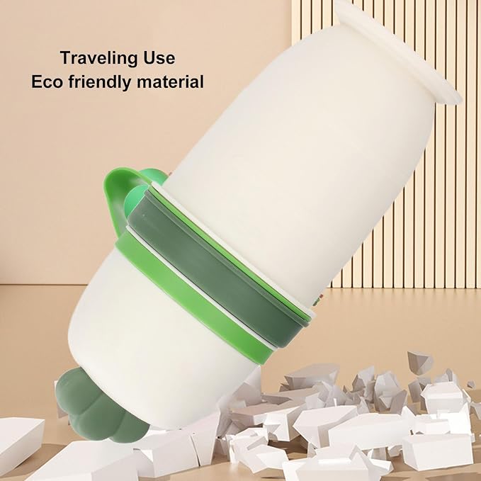 Garosa Child Kid Toddler Pee Training Cup, Child Potty Baby Boy Portable Potty Emergency Urinal Toilet for Car Travel and Camping (Pearl White)