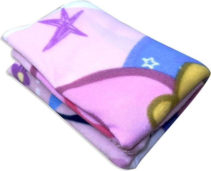 Girls Pink Fleece Soft and Cozy Throw Blanket (40" x 60) (Peppa 1)