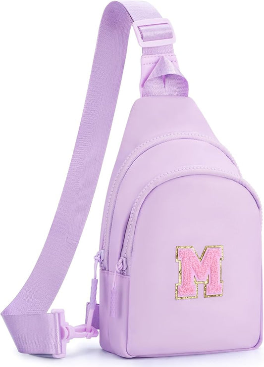 Birthday Gift for 5 6 7 8 9 10 11 12 13 14 15 16 Year Old Girls Fanny Pack Crossbody Bags for Women,Cute Trendy Stuff - Lavender,M