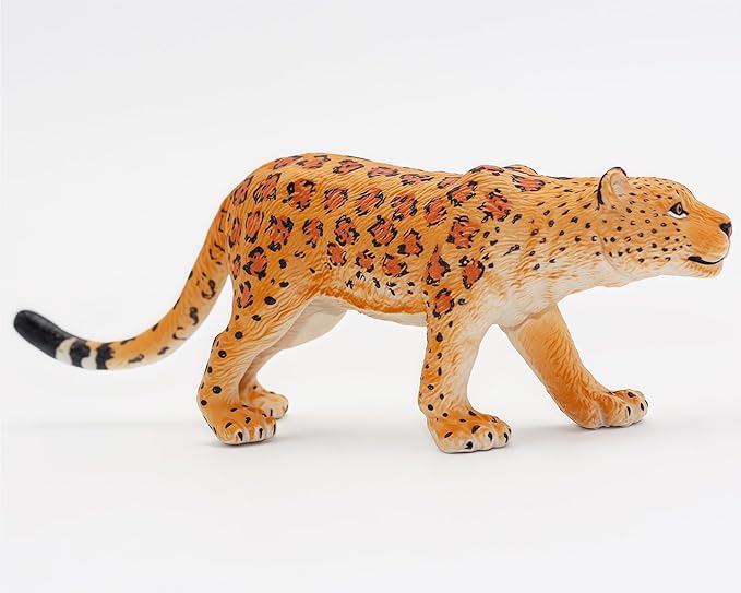 Gemini&Genius Leopard Action Figure Toy, Pard Figurine Wild Animal, Panther Animal Toy for Kids
