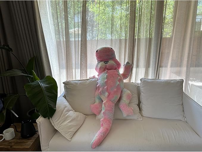 Hofun4U Alligator Plush Pillow, 61 inch Alligator Stuffed Animal, Home Decor Christmas Valentine’s Birthday Gift for Boys Girls Adults Kids