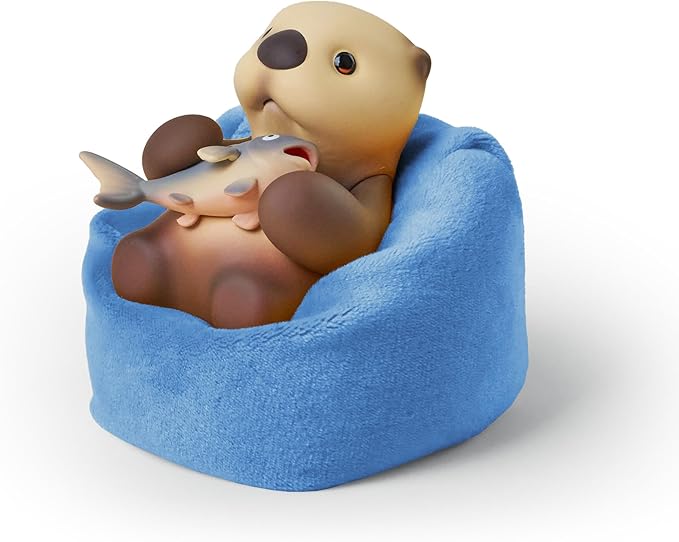 Party Animals Win Series Figures - OTTA Action Figure with Detachable Sofa - 3.35in PVC Collectible Figure for Display, Otter Figure Gift Ideas for The Holiday, 1PC