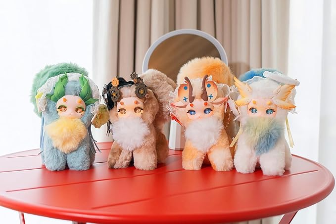 Maomaolong Plush Blind Box， Plush Figure Toys 1PC (1 of 7 Possible Styles) Collectible Birthday Gifts 7 in