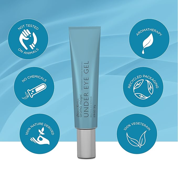 Aroma Magic Under Eye Gel | Reduces Puffiness & Dark Circles | Refreshes & Firms Delicate Under Eye Skin | Soothes Tired Eyes | Lightweight Non-Greasy Formula | 0.71 Oz (20g)