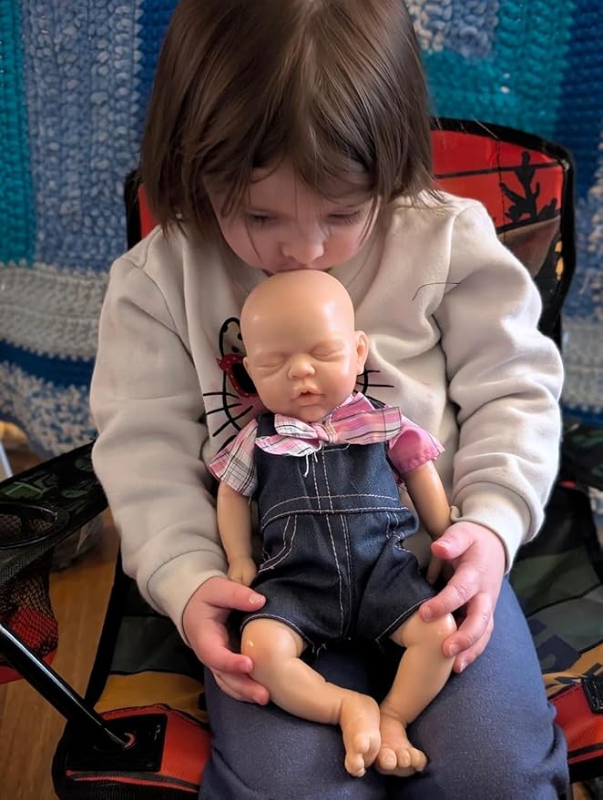 Mire & Mire Reborn Baby Dolls 12" Boy Micro Preemie Full Body Silicone Baby Doll Realistic-Newborn Baby Dolls That Look Real Sleeping Baby Doll -3