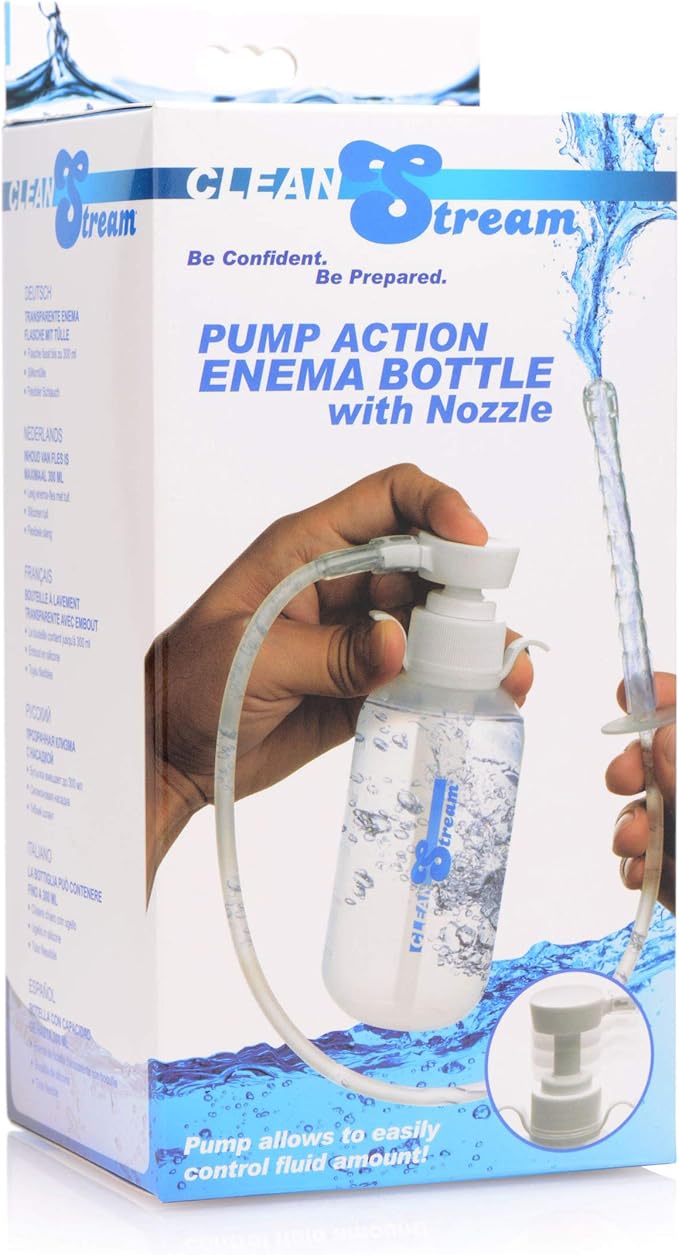 Cleanstream Pump Action Enema Bottle with Flexible Nozzle -300ml