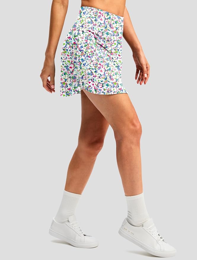 G Gradual 16"/18" Skorts for Women Golf Skirt with 2 Pockets Summer Casual | Built-In Shorts, High Waist, Soft 4-Way Stretch, Breathable Mesh Liner, Tennis Pickleball Athletic Wear, Easy To Match