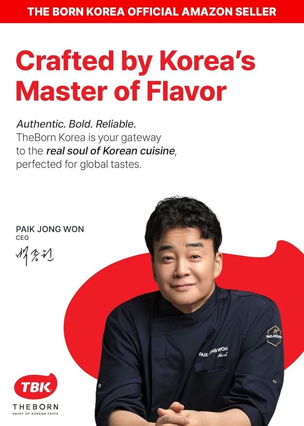 TBK THEBORN Spicy Korean Stew Recipe Sauce, Korean Chili Soup Base 3.2kg | Spicy and savory soup base with comforting Korean flavor for stews with tofu, vegetables, meat, seafood or noodles