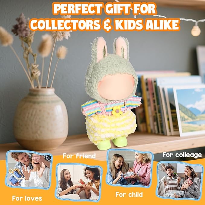 AICase for 17cm Doll Clothes/Outfit,Clothing Set for 17cm Doll,3 Piece Set Hat Clothing,Boys and Girls Stylish Adorable Clothes Accessories_06