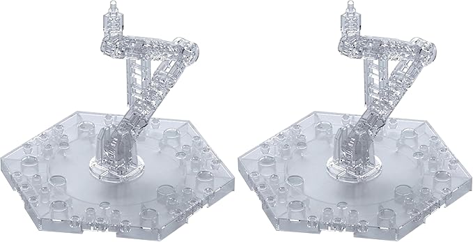 Bandai Hobby - Accessory - Action Base 5 [Clear Color] Model Kit (Pack of 2)