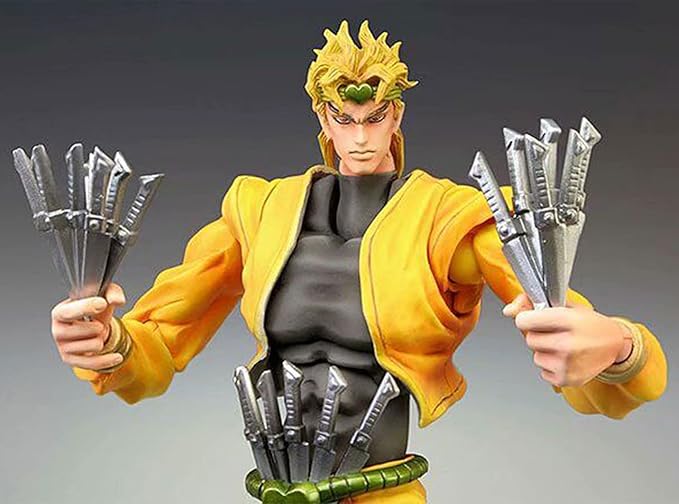 Dio Brando Figure JJBA Super Action Statue 6.69" Movable Joint Anime Figurine Dio Brando Action Figure Collections Desktop Decoration