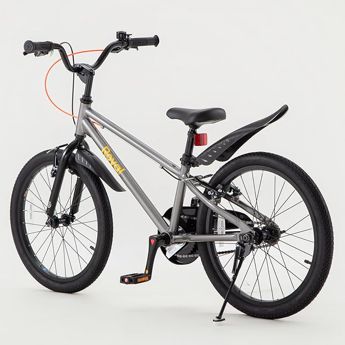 RoyalBaby EZ Fride Kids Bike 16 18 20 Inch, Lightweight Aluminum 2-in-1 Balance to Pedal Bike with One-Key Switch for Boys Girls Ages 4+