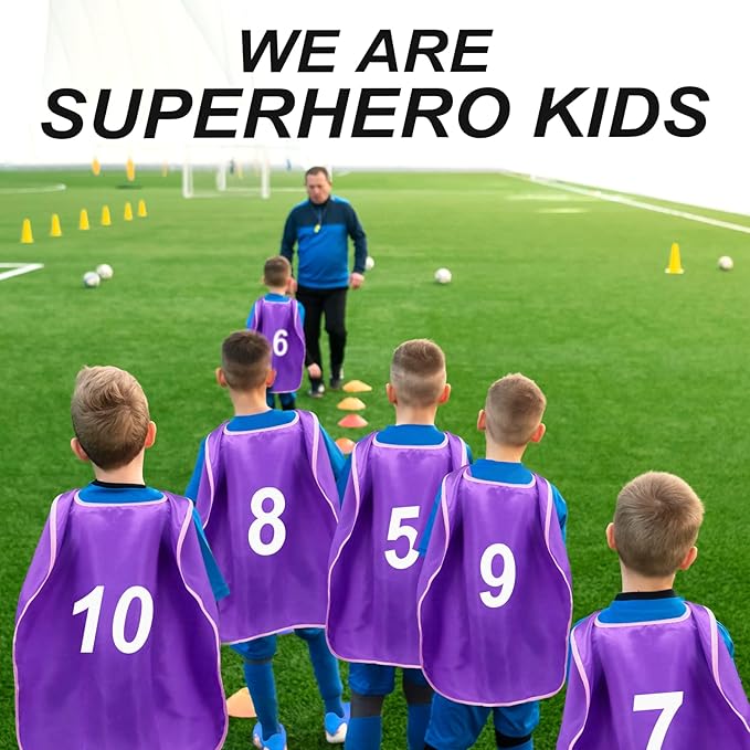 iROLEWIN Superhero-Capes for Kids Bulk 20 Pack Superhero Party Favors Toddler Dress-up Halloween Group Costumes Pretend Play