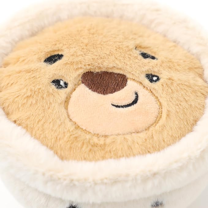 RECUR Plush Cappuccino Coffee Cup Stuffed Animals,Soft Food Plush,Cute Plushie 8 Inches,Adorable Gift for All Ages